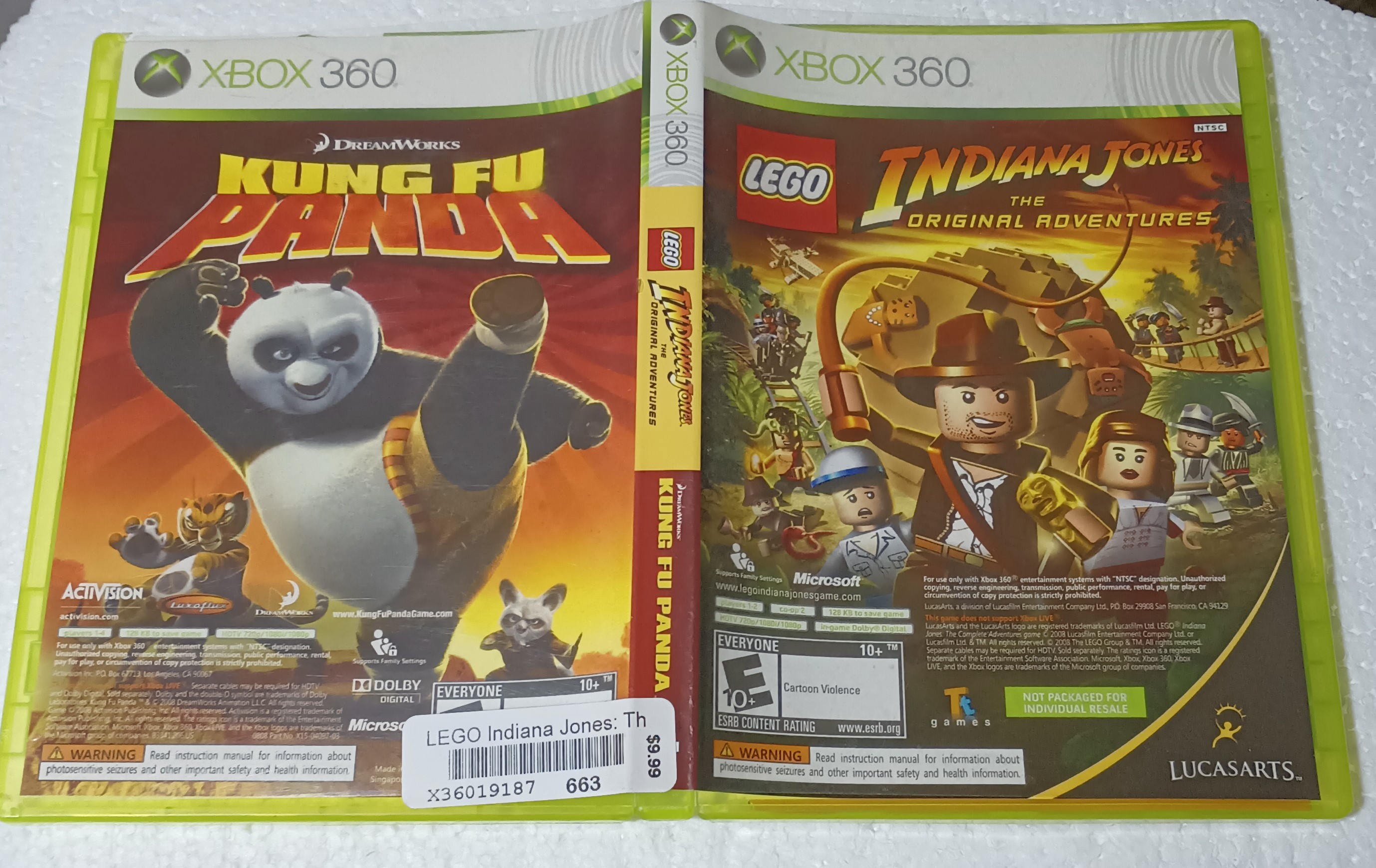 LEGO Indiana Jones: The Original Adventures / Kung Fu Panda